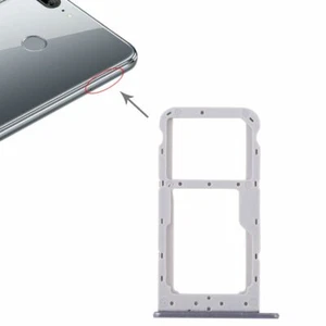 Für Huawei Honor 9 Lite Karten Halter Sim Tray Schlitten Holder Grau Ersatz Neu - Zdjęcie 1 z 5