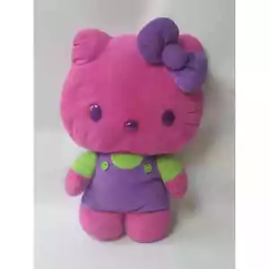 2009 Hello Kitty Kanji Plush 14" Magenta - Picture 1 of 9