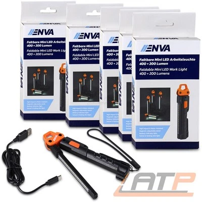 5x ENVA WERKSTATT LED ARBEITSLAMPE ARBEITSLEUCHTE HANDLAMPE FALTBAR AKKU MAGNET - Bild 1 von 4