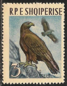 Albania #673 (A154) en estado bastante bueno MLH - 1963 3 I Golden Eagle - Imagen 1 de 1