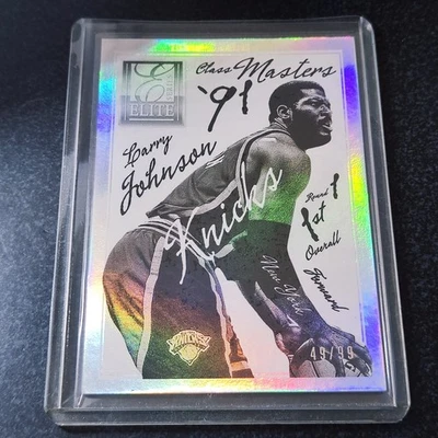 2012-13 Panini Elite Series Class Masters '91 Larry Johnson/99!! Foto 1 de 2