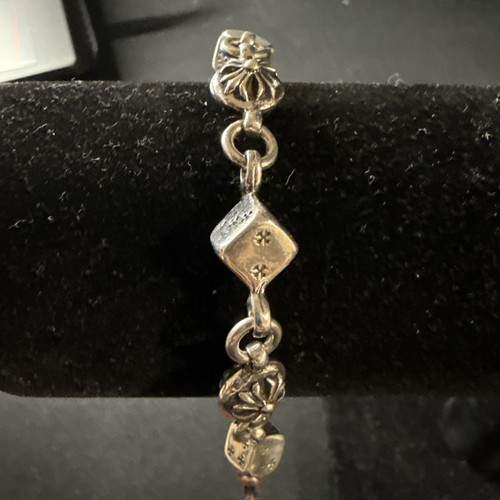 CHROME HEARTS bracciale stile cuori cromati 7 5 pollici