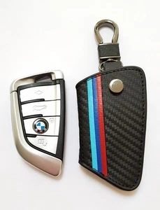 CZ1 OYDDL Car Key Fob Holder Protection Remote Control Carbon Compatible BMW - Picture 1 of 3