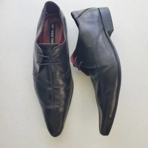 Red Tape Herren Chester Monk Riemen Leder elegante Schuhe, schwarz, US Größe 10. - Bild 1 von 7