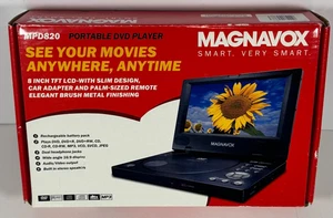 Magnavox Tragbarer DVD Player MPD820 mit Fernbedienung Handbuch Zubehör Originalverpackt - getestet - Bild 1 von 19