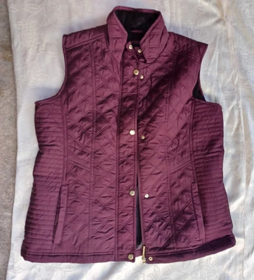 Weatherproof Women’s Quilted  Vest Burgandy Size Large - Image 1 of 4