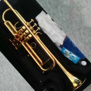 Jupiter JTR-700RSQ Trompeta de Latón Dorado Lacado B-plano Jazz Instrumento Musical - Imagen 1 de 7