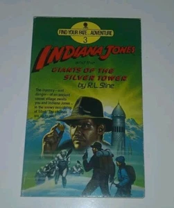Indiana Jones and the Giants Of The Silver Tower By R L Stine 1984 1st Print - Picture 1 of 7