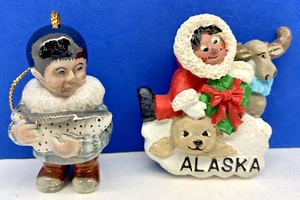 Bush Babies Alaska Ornament & "Alaska" Ornament - Picture 1 of 6