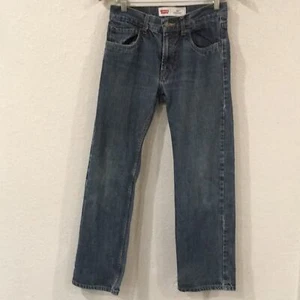 Levi’s 505 Boys Sz 16 28x28 Jeans Straight Leg Denim 100% Cotton Minimalist - Picture 1 of 11