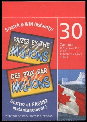Canada Stamps Booklet of 30, Flag over Iceberg, #1698a  BK215C MNH - Image 1 of 2