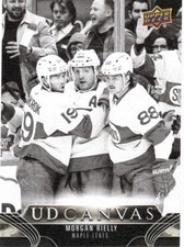 23-24 2023-24 Upper Deck 1 Morgan Rielly CANVAS BLACK/WHITE #C77-Leafs