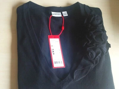 Nuevo $79.50 ESPRIT Damas Negro Bonito Top con Decoración Talla US M (I y F-L) Foto 1 de 4