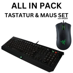 Razer ALL-IN-PACK - BlackWidow Gaming + DeathAdder Essential, Tastatur & Maus - Bild 1 von 1