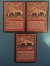 Magic The Gathering MTG - Nemesis - Flowstone Slide x3