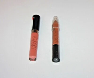 Sombra de ojos NYC City Proof 24 horas 615 + Expert Last Lip Lacquer 101 lote de 2 sellados Foto 1 de 2