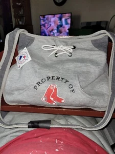 New MLB Boston Red Sox Hoodie Sling Bag Purse By Little Earth - Picture 1 of 5