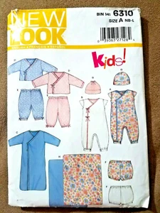 Simplicity 6310 baby GARMENTS NB-s-m-l pattern CHILD Uncut FF New Look - Picture 1 of 4