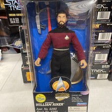1995 Playmates Starfleet Edition Star Trek Collectors Series William Riker 9" 