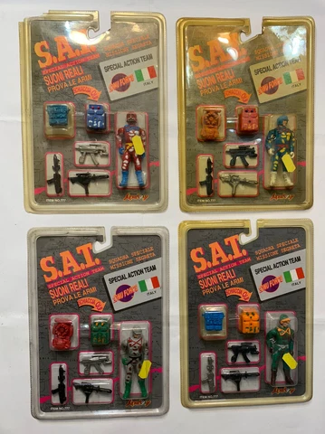 Vintage Special Action Team S.A.T GI JOE KO Set Moc Secret Mission Italy Cover