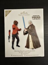 Star Wars Celebration Exclusive Hallmark Obi Wan Kenobi And Ponda Baba Ornament