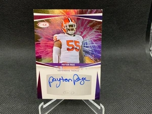 2025 Sage PAYTON PAGE Auto #A-PP Clemson - Picture 1 of 2
