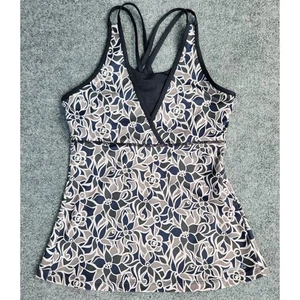 women's MERRELL Floral Tank Top Opti-Wick UPF 50+ Athletic Sleeveless Size M - Picture 1 of 7