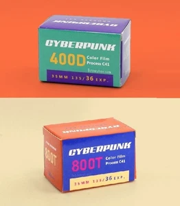 Mix 2 - Cyberpunk 400D & 800T 35mm 36exp C-41 Motion Picture Color Negative Film - Picture 1 of 12