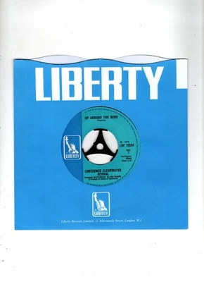 CREEDENCE CLEARWATER REVIVAL - UP AROUND THE BEND /RUN ECT. UK 1970 ORIG 7". VG+ - Image 1 of 2
