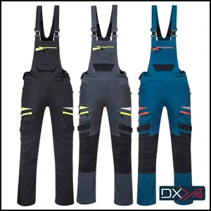 Portwest DX4 Arbeitslätzchen & Brace 4-Wege Stretch schmale Knieschützer Taschen Overalls DX441 - Bild 1 von 17