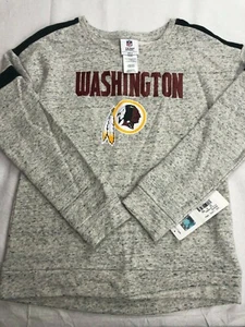 Suéter con logotipo de niña NFL Washington Redskins - Nuevo con etiquetas - XS/M/L - Gris - C379 - Imagen 1 de 2