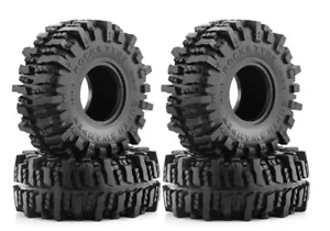 Neumático de goma de 1,9" neumático de rueda de 118 mm para coche sobre orugas de radiocontrol axial SCX10 TRX4 RC4WD - Imagen 1 de 9