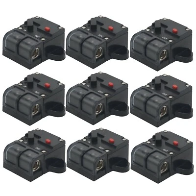 9x Audiotek AT-SB250HD 12-24V 250A Circuit Breaker for 0/4 Gauge Vehicle Stereo Foto 1 de 4