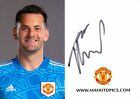 Tom Heaton Signed Manchester United Original Man Utd Club Card Genuine Autograph
