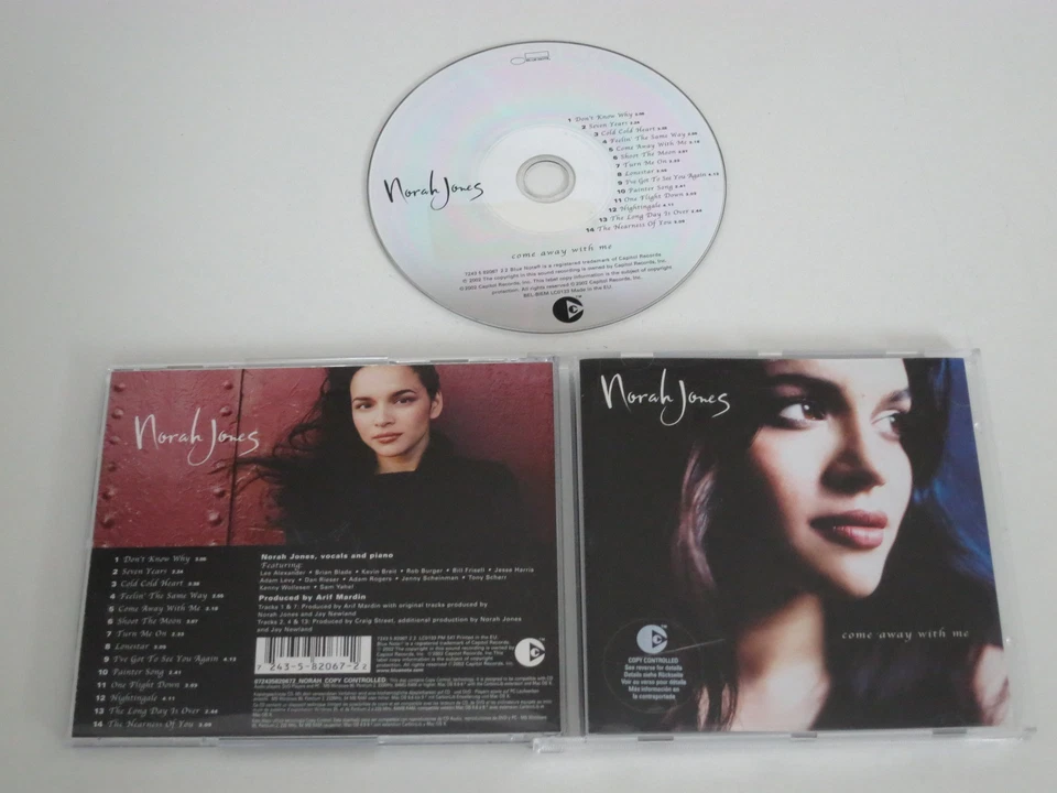 NORAH JONES/COME AWAY WITH ME(BLUE NOTE RECORDS 7243 5 82067 2 2) CD ALBUM - Bild 1 von 1