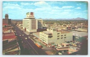 Postcard North Central Avenue Phoenix Arizona Hotel Westward Ho Sahara Hotel - Picture 1 of 2