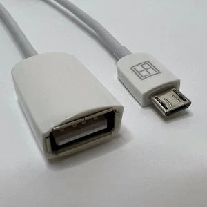 Câble Convertisseur Adaptateur Micro USB B Mâle vers USB A Femelle OTG pour Android ou Jeu - Photo 1 sur 9