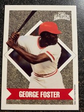 George Foster Reds 1991 SKB MDA They're All All Stars RARE UNLICENSED #8