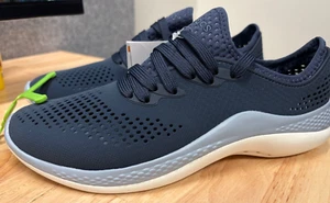 Crocs Men's Sneakers Literide 360 Pacer Lace Up Tennis Shoes Size 8,10,11 Blue - Picture 1 of 7