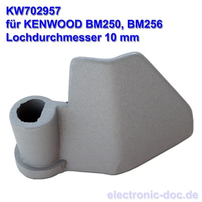 Nuevo gancho de amasar original KW702957 para panificadora Kenwood BM250, BM256 10mm Foto 1 de 2
