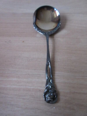 1 silberner / versilberter Löffel Hildesheimer Rose - Bild 1 von 2