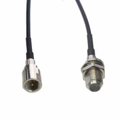 RF DVB Cable FME male to F female nut bulkhead RG174 6"~10FT for TV GPS antenna - Image 1 of 4