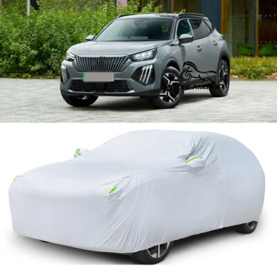 Cubierta de coche SUV tamaño completo para Peugeot 2008 3008 sol lluvia polvo resistente al agua UV Foto 1 de 4