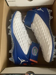 ๐ Size 15 CV1663-102 Air Jordan Savage Pro 2 Football Cleats Florida Gators ๐ - Picture 1 of 11