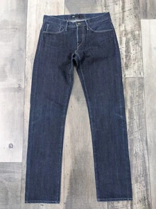 Mens 3x1 NYC Dark Selvedge Low Rise Jeans 30 32x33 Slim Skinny Denim Repair USA - Picture 1 of 21