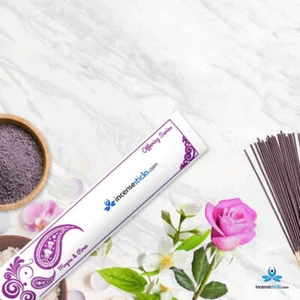 Mogra & Rose Incense 10" 20 Sticks - Picture 1 of 10