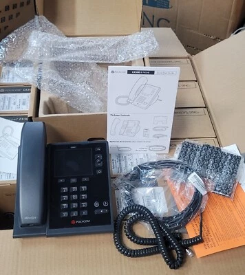 LOT-10 Polycom CX500 Standalone IP phone PoE 2200-44300-025 *NEW - Image 1 of 4