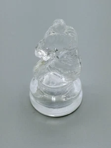 Glass Chess Replacement Piece Clear Glass - Knight 2" x 1-1/8" - Picture 1 of 1