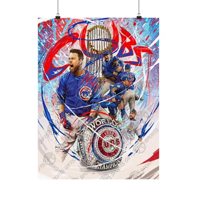 Chicago Cubs 2016 World Series Champs | POSTER | Sports Wall Art - Image 1 of 3
