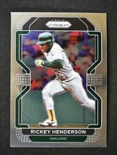 2022 Prizm Baseball Tier II Base #157 Rickey Henderson - Oakland A's